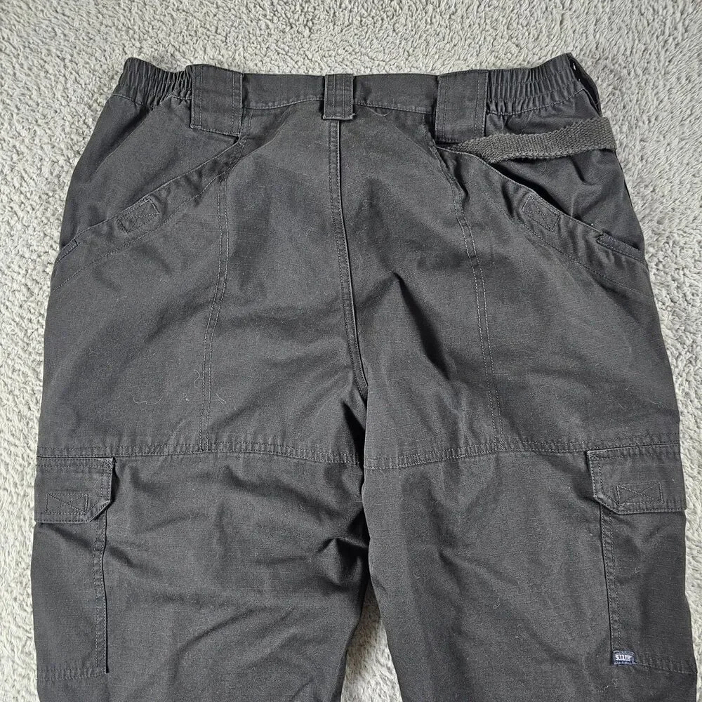 5.11 Tactical Pants Mens 34x30 Black Taclite Pro Ripstop Cargo Utility Military